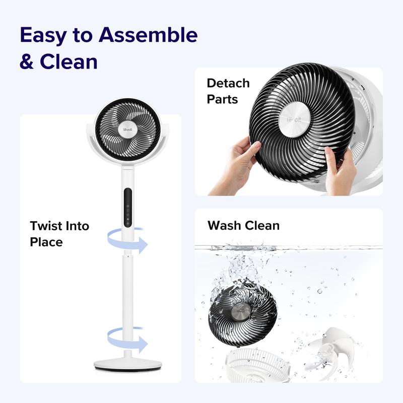 Pedestal Fan 20dB Quiet